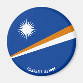 Marshall Islands Flag Charming Patriotic Magneet (Voorkant)
