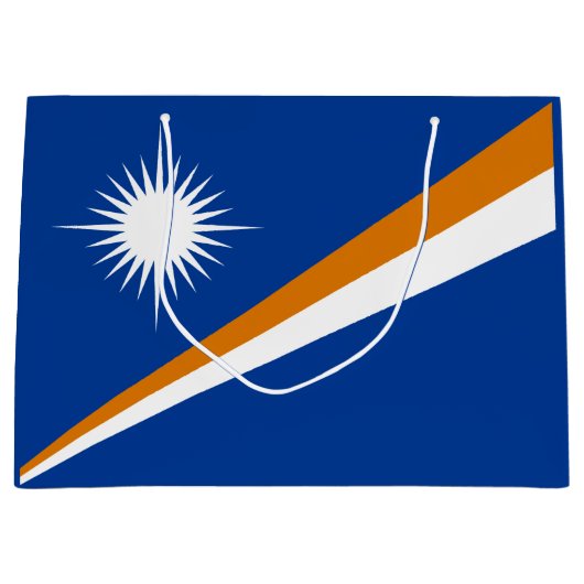 Marshall Islands Flag Groot Cadeauzakje (Voorkant)