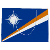 Marshall Islands Flag Groot Cadeauzakje (Achterkant)