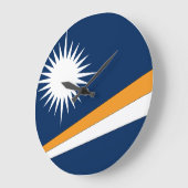Marshall Islands Flag Grote Klok (Hoek)