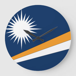 Marshall Islands Flag Grote Klok