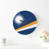Marshall Islands Flag Grote Klok (Huis)