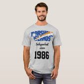 Marshall Islands Flag Independence Celebration T-shirt (Voorkant volledig)