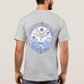 Marshall Islands Flag Independence Celebration T-shirt (Achterkant)