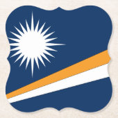 Marshall Islands Flag Kartonnen Onderzetters (Voorkant)
