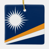 Marshall Islands Flag Keramisch Ornament (Voorkant)