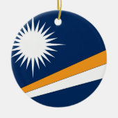 Marshall Islands Flag Keramisch Ornament (Voorkant)