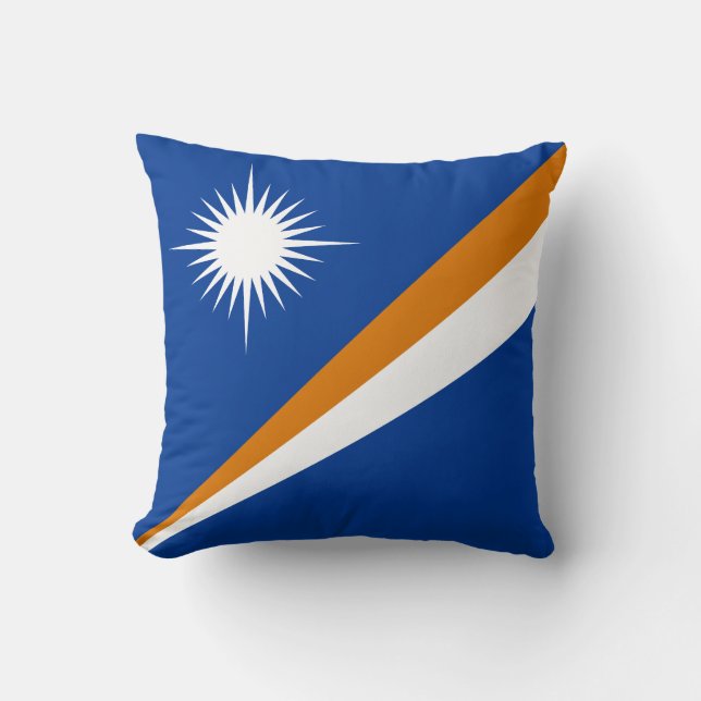 Marshall Islands Flag Kussen (Voorkant)
