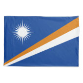 Marshall Islands Flag Kussensloop (Achterkant)