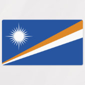 Marshall Islands Flag Labels (Design 1)
