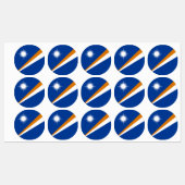 Marshall Islands Flag Labels (Vel)