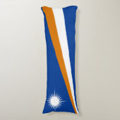 Marshall Islands Flag Lichaamskussen (Voorkant Verticaal)