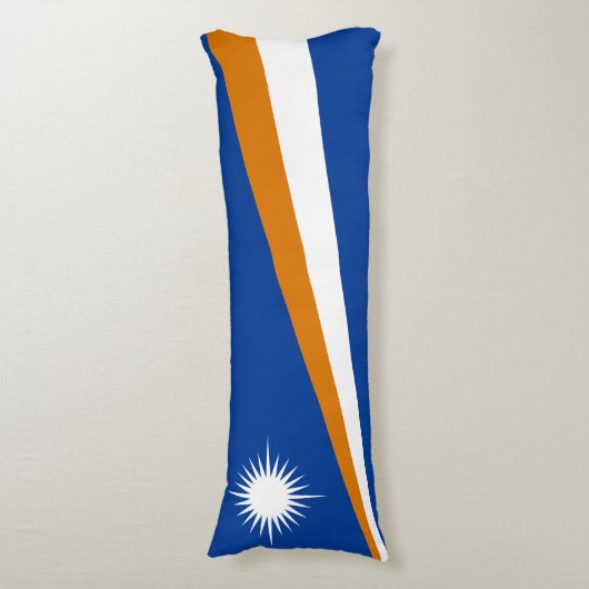 Marshall Islands Flag Lichaamskussen (Voorkant Verticaal)