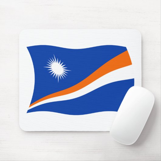 Marshall Islands Flag Mousepad Muismat (Met muis)