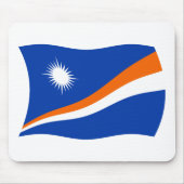 Marshall Islands Flag Mousepad Muismat (Voorkant)