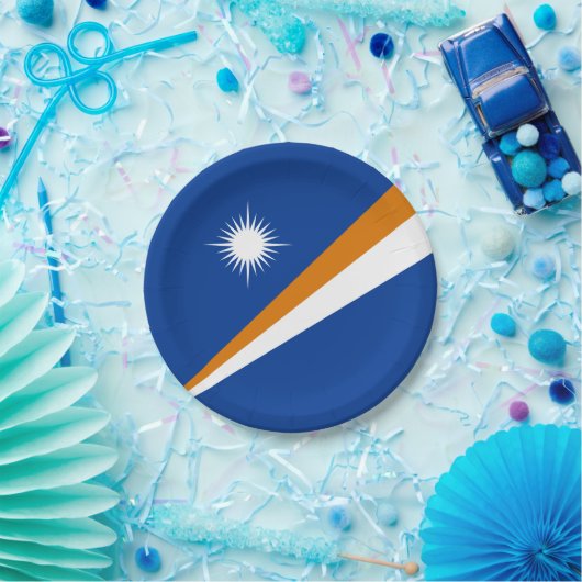 Marshall Islands Flag Papieren Bordje (Feest)