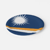Marshall Islands Flag Papieren Bordje (Gekanteld)