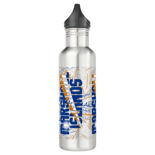 Marshall Islands Flag Patriotic Waterfles (Links)