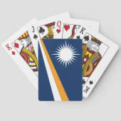 Marshall Islands Flag Pokerkaarten (Achterkant)