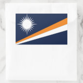 Marshall Islands Flag Rechthoekige Sticker (Tas)