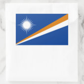 Marshall Islands Flag Rechthoekige Sticker (Tas)
