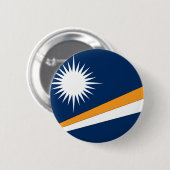 Marshall Islands Flag Ronde Button 5,7 Cm (Voorkant /achterkant)