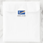 Marshall Islands Flag Ronde Sticker (Tas)