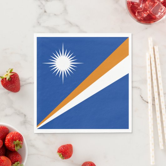 Marshall Islands Flag Servet (Insitu)