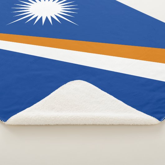 Marshall Islands Flag Sherpa Deken (3/4)