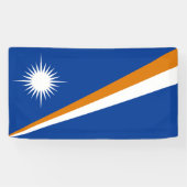 Marshall Islands Flag Spandoek (Horizontaal)