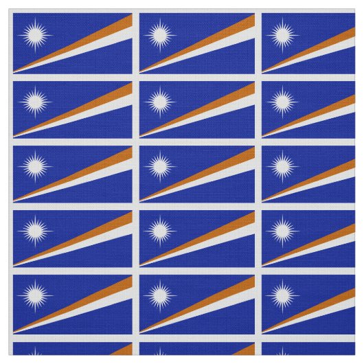 Marshall Islands Flag Stof (Swatch)