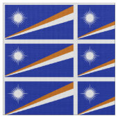 Marshall Islands Flag Stof (Close Up)