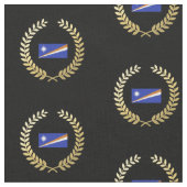 Marshall Islands Flag Stof (Close Up)