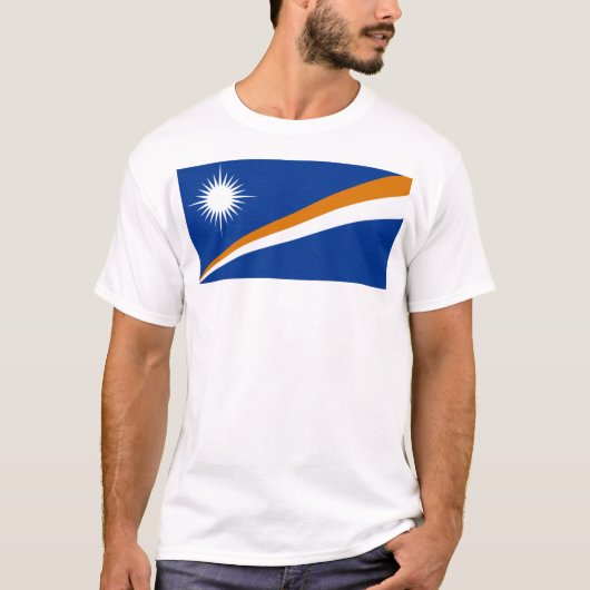Marshall Islands Flag T-shirt (Voorkant)