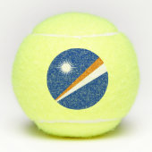 Marshall Islands Flag Tennisballen (Voorkant)
