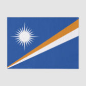 Marshall Islands Flag Tissuepapier (Voorkant)