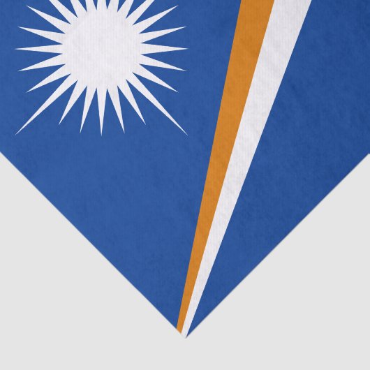 Marshall Islands Flag Tissuepapier (Detail)