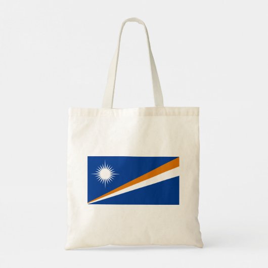 Marshall Islands Flag Tote Bag (Achterkant)