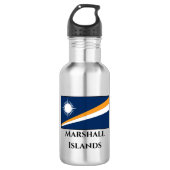 Marshall Islands Flag Waterfles (Voorkant)