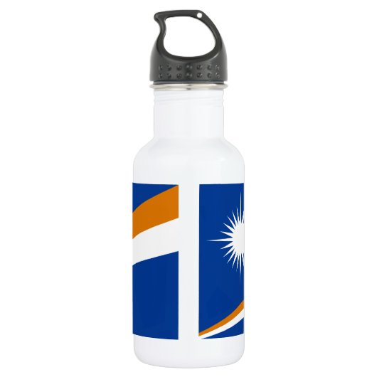 Marshall Islands Flag Waterfles (Achterkant)