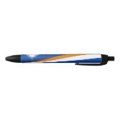 Marshall Islands Flag Zwarte Inkt Pen (Bodem)