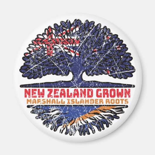 Marshall Islands Islander Nieuw-Zeeland Magneet (Voorkant)