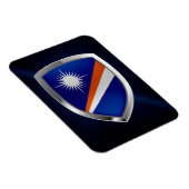 Marshall Islands Metallic Emblem Magneet (Rechterzijde)