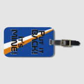 Marshall Islands National Flag Funny Patriotic Bagagelabel (Voorkant (horizontaal))