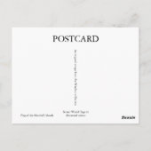 Marshall Islands noodlottige vlag Briefkaart (Achterkant)