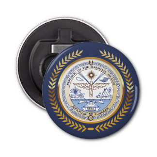 Marshall Islands Seal Button Flesopener