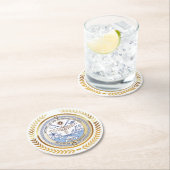 Marshall Islands Seal Ronde Kartonnen Onderzetter (Insitu)