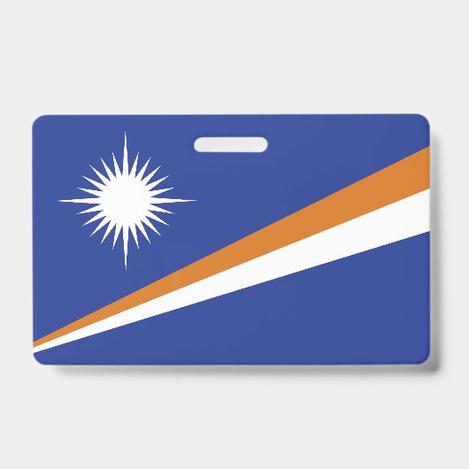 Marshall Islands vlag Badge (Voorzijde)
