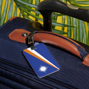 Marshall Islands vlag Bagagelabel