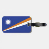 Marshall Islands vlag Bagagelabel (Achterkant horizontaal)